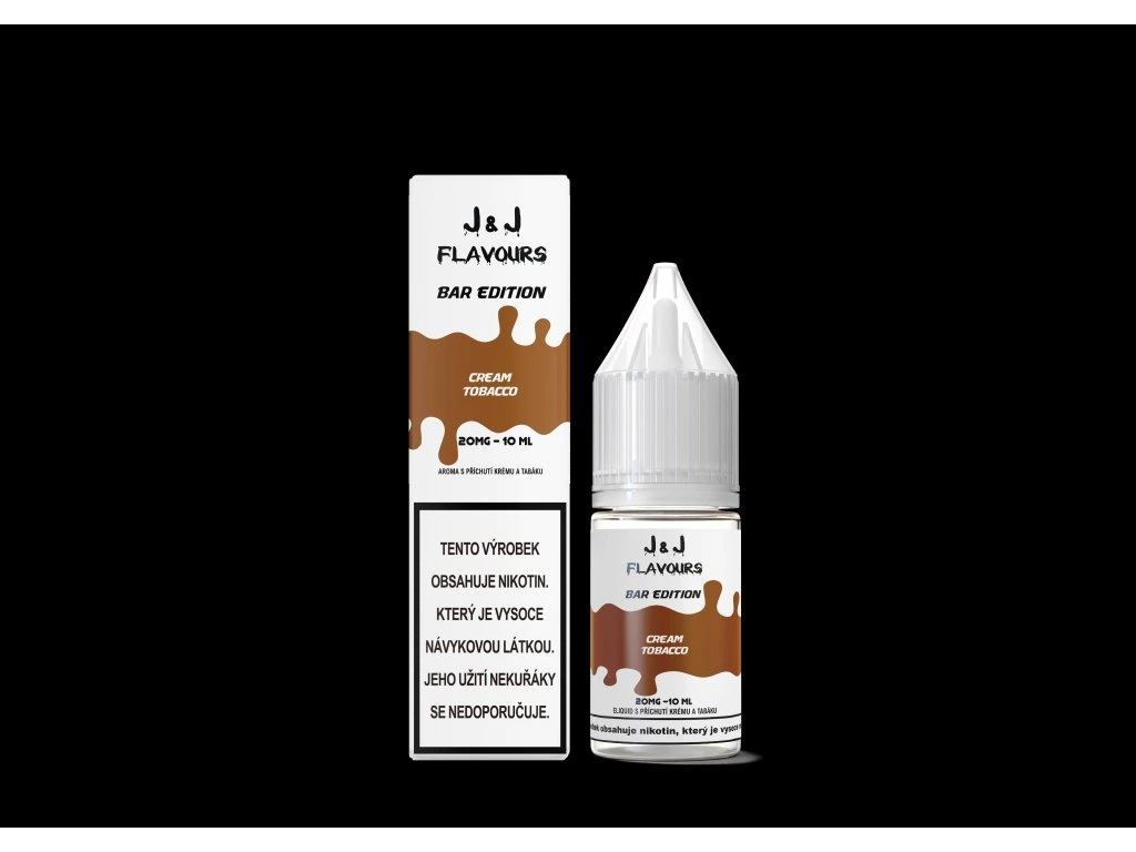 E-liquid J&J flavours salt Cream Tobacco 10 mg