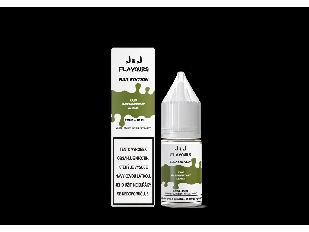 E-liquid J&J flavours salt Kiwi passionfruit guava10mg