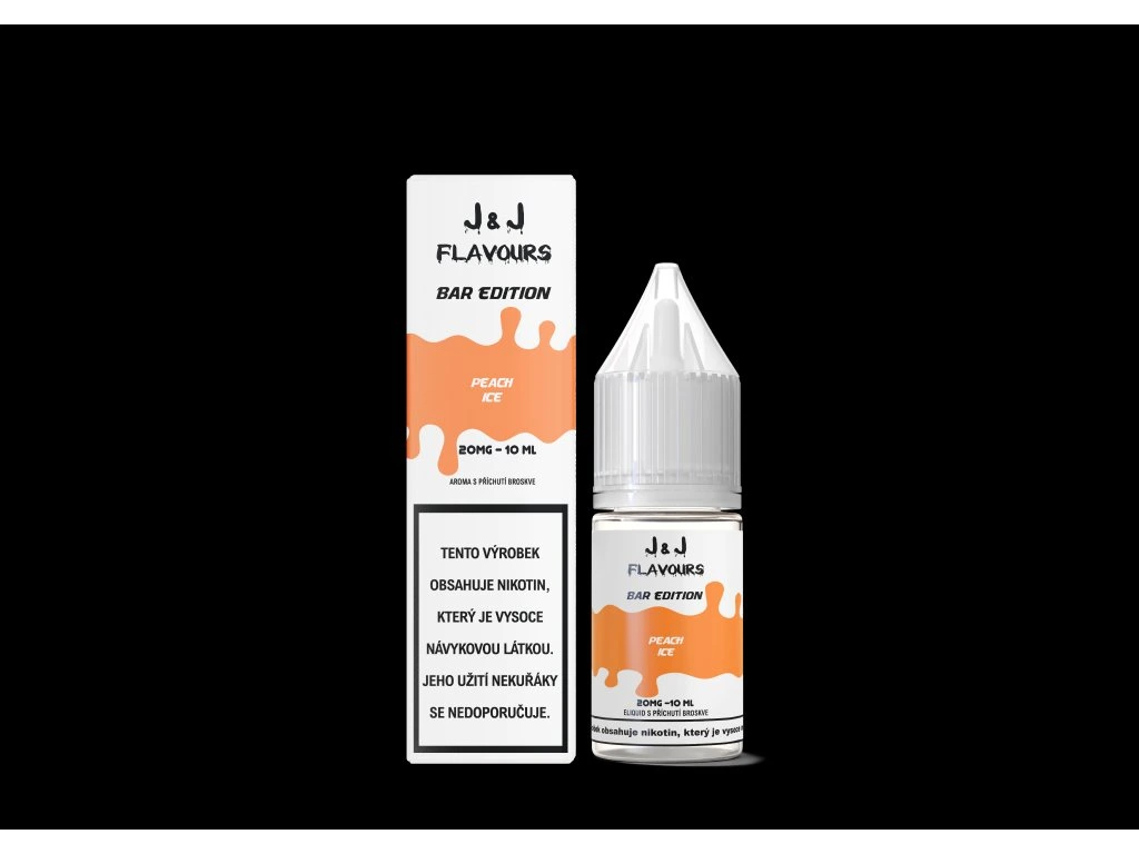 E-liquid J&J flavours salt Peach ice 10mg