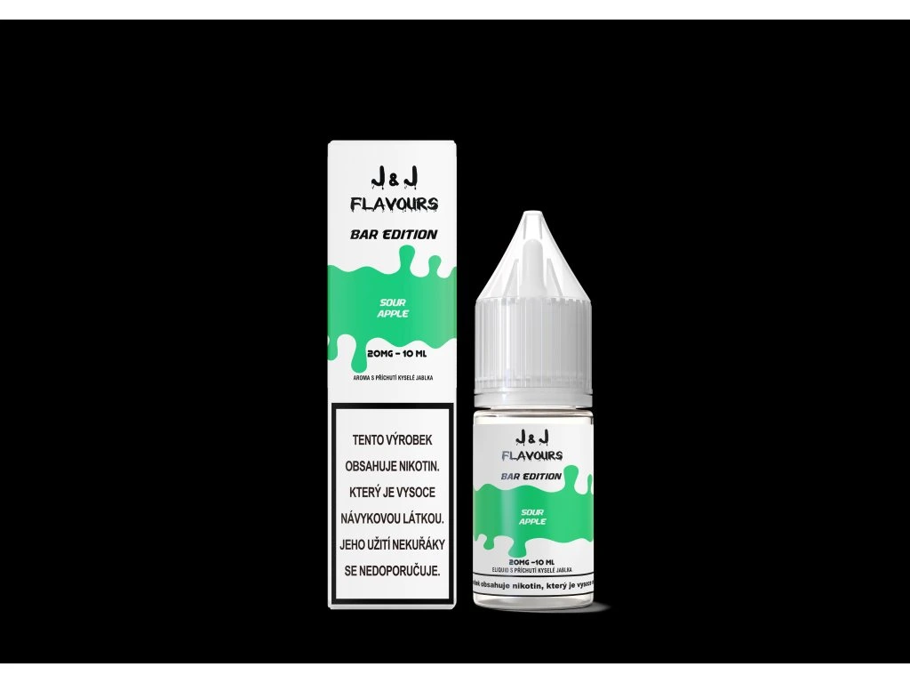E-liquid J&J flavours salt Sour apple 20mg