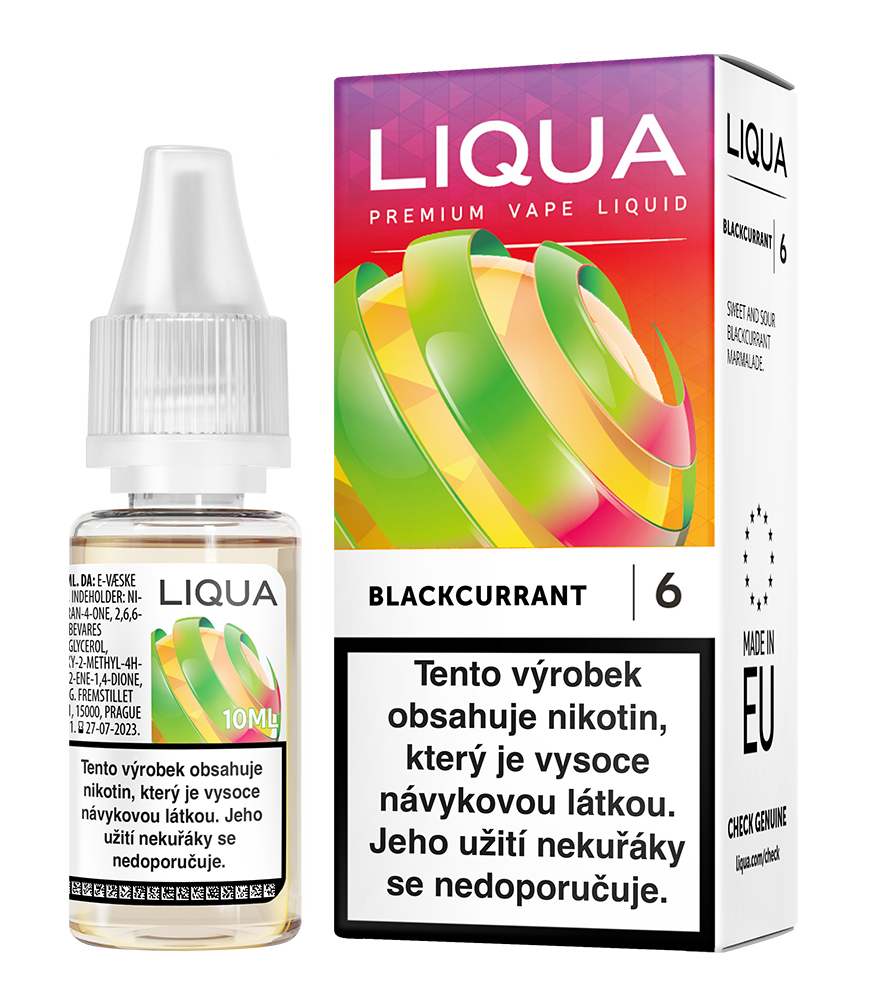 E-liquid Liqua blackcurrant 18 mg