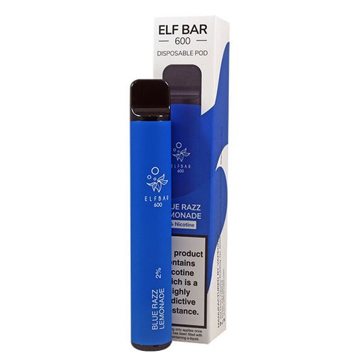Elf Bar 600 jednorázová elektronická cigareta Blue Razz Lemonade