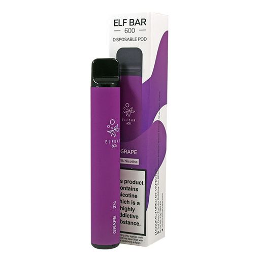 Elf Bar 600 jednorázová elektronická cigareta Grape