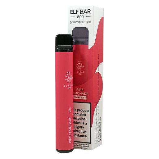 Elf Bar 600 jednorázová elektronická cigareta Pink Lemonade