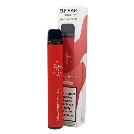 Elf Bar 600 jednorázová elektronická cigareta Strawberry Ice Cream
