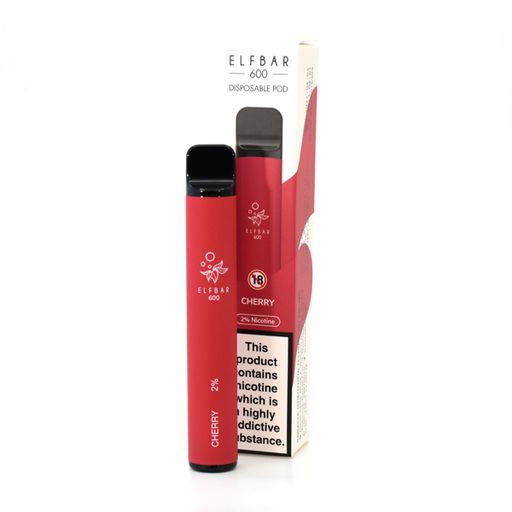Elf Bar 600 jednorázová elektronická cigareta Cherry