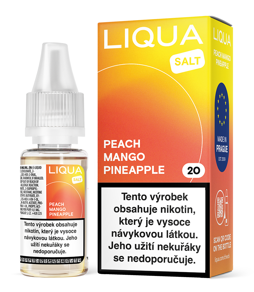E-liquid Liqua Peach Mango Pineapple 18 mg
