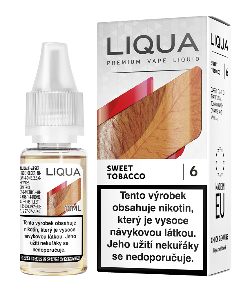 E-liquid Liqua Sweet Tobacco 10ml 6mg