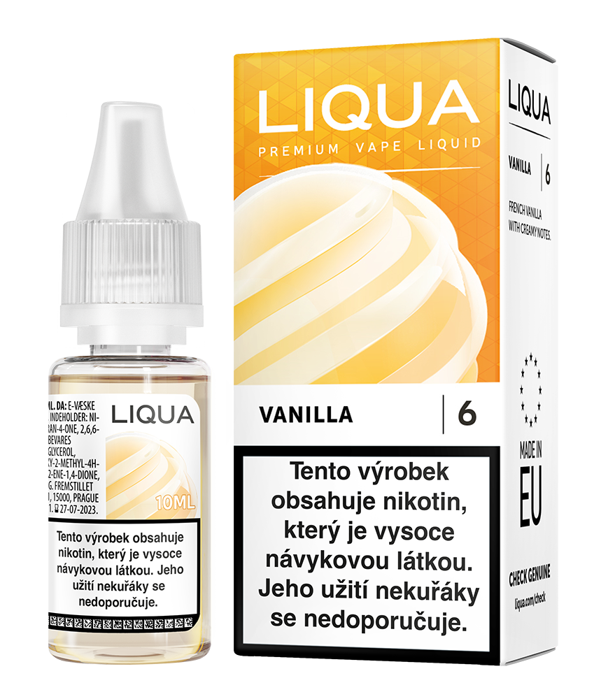 E-liquid Liqua vanilla 0 mg