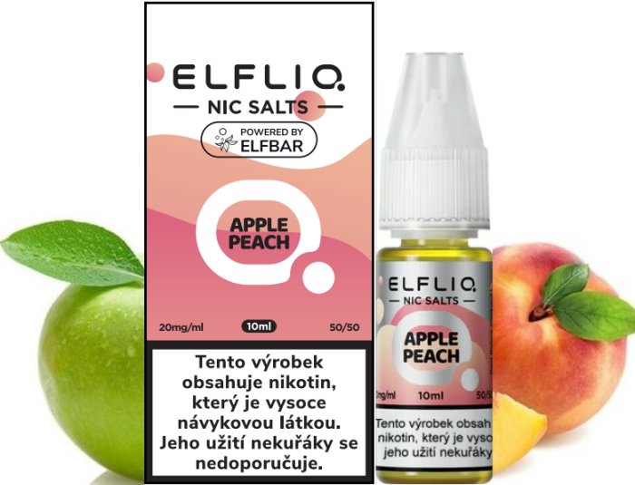 E-liquid ELFLIQ salt Apple peach 20mg 10ml