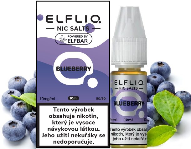 E-liquid ELFLIQ salt Blueberry 10mg 10ml