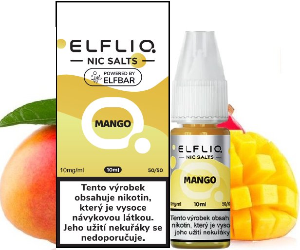 E-liquid ELFLIQ salt Mango 10mg 10ml