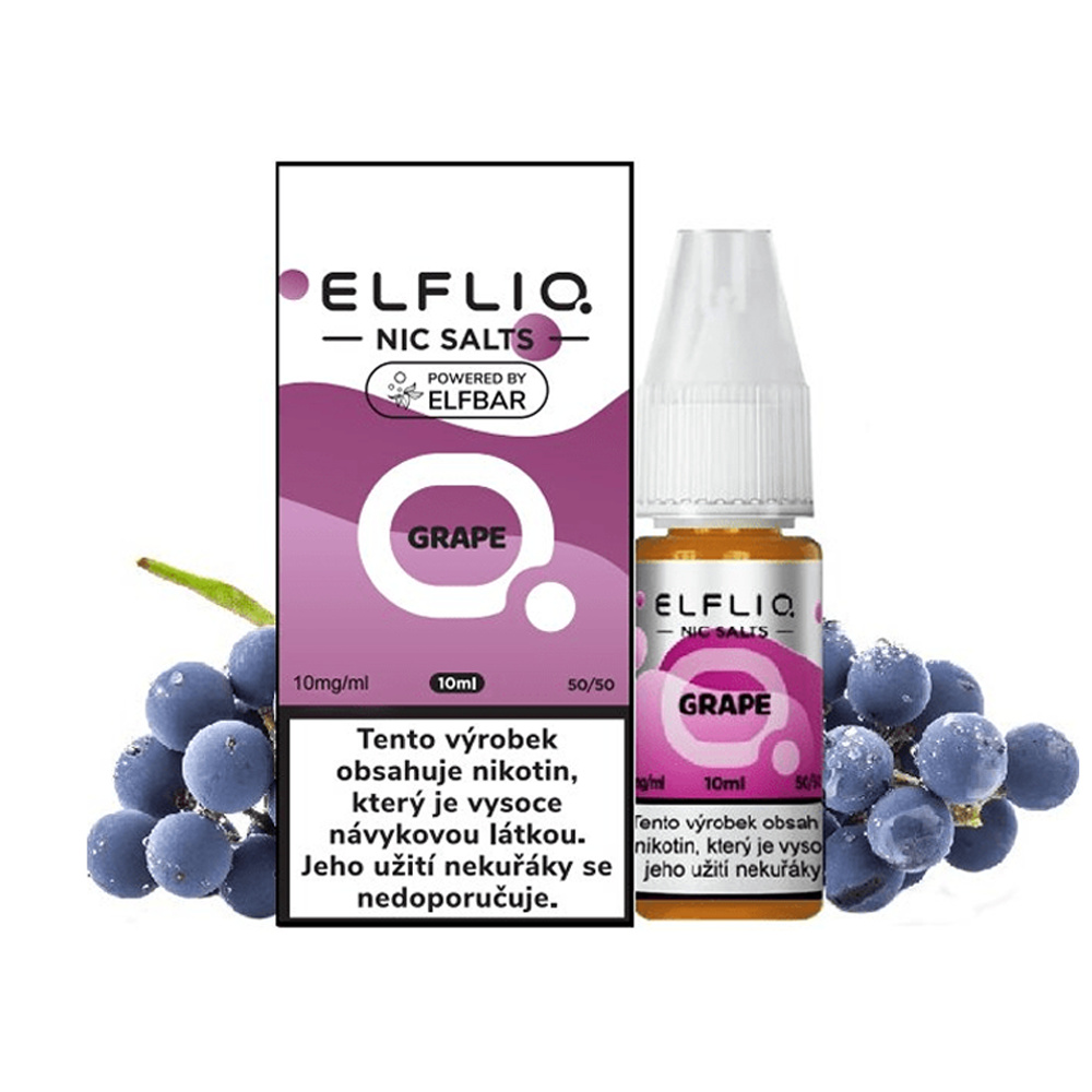 E-liquid ELFLIQ salt Grape 20mg 10ml