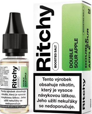 E-liquid Ritchy SALT Double sour apple 10mg 10ml