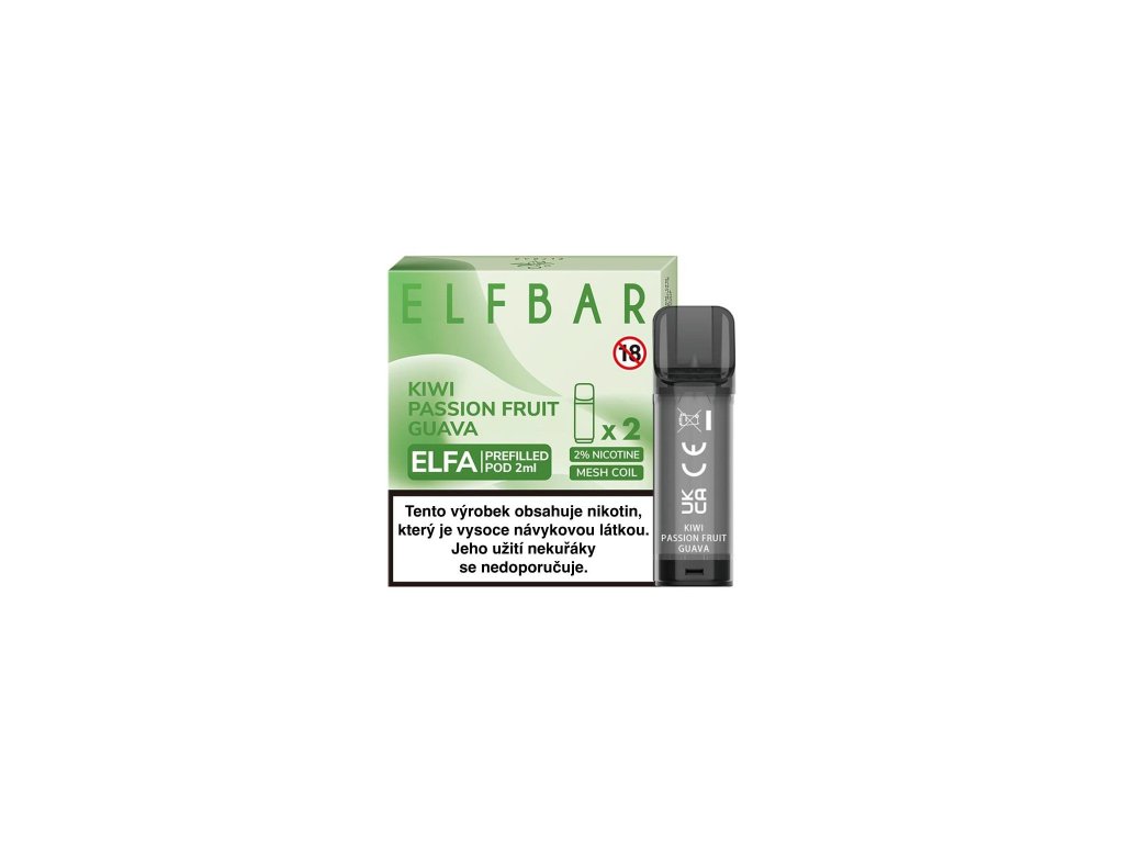 Elf Bar Elfa Pod Kiwi Passionfruit Guava 20mg